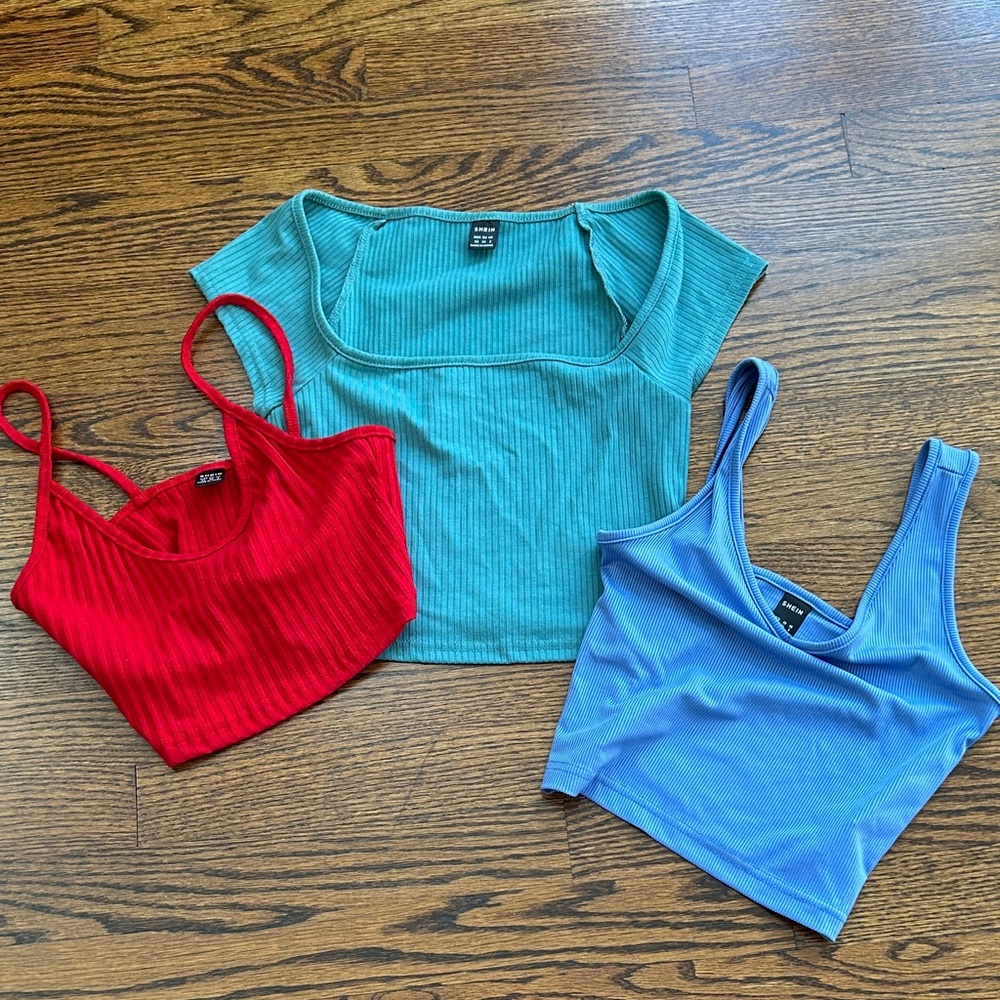 SHEIN Tank Tops (3). Size XS. NWOT